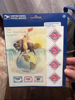The Pan-American Inverts Commemorative Stamp Sheet - 2000 USPS